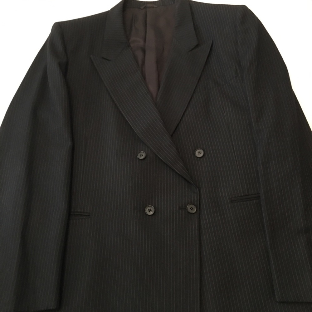 Double Breasted Pin Stripped Jacket - image 4